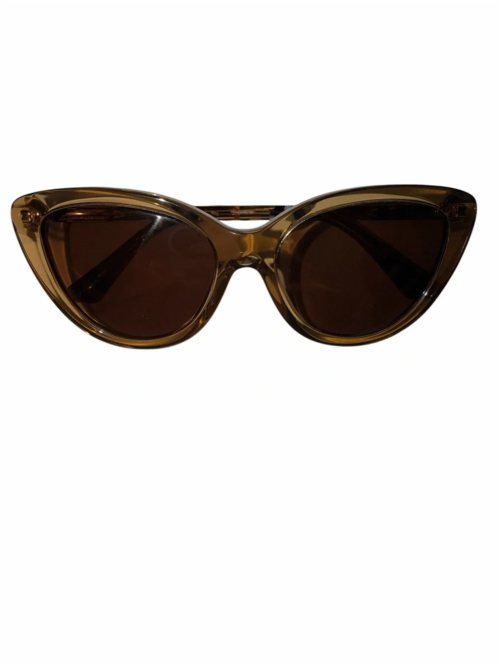 Burberry BE4407 Brown Cat Eye Check Sunglasses 54mm NWOT